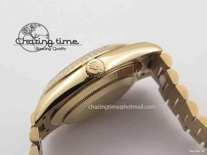 1226 Sophisticated Day-Date 40mm 228239 RG Noob 1:1 Best Edition Brown Roman Dial On RG President Bracelet A 3707